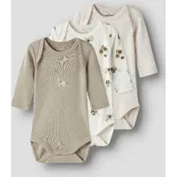 Name it - NBNBODY 3P LS ANIMAL NOOS - Baby - Bodies