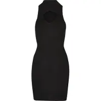 Urban Classics Gebreide jurk zwart