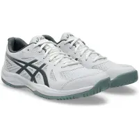 Asics Heren Upcourt 6 sneakers wit (44.5), Plat, Veters, Casual, Sportief, Mesh 1071A104