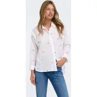 ONLY Blouse 'ONLNEW LINA GRACE' groen / olijfgroen / wit
