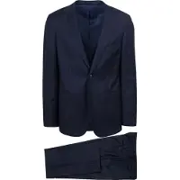 Suitable Kostuum Wol Navy | Donkerblauw | Maat 58