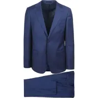 Suitable Kostuum Wol Royal Blauw | Donkerblauw | Maat 50