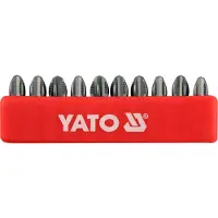 YATO Schroefbits PH3x25mm 1/4" 10 Stuks