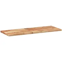 vidaXL Wandschap zwevend olieafwerking 80x30x2 cm massief acaciahout