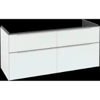 Villeroy & Boch Subway 3.0 wastafelonderkast 127.2x57.9cm 4 lades Brilliant white C56800VE