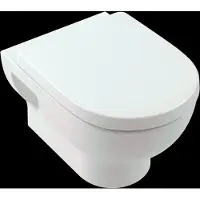Villeroy & Boch O.novo combi-set, wandmodel, met TwistFlush-spoelsysteem, CeramicPlus-glazuur