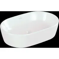 Villeroy & Boch Architectura - Opzetwastafel, 60x40 cm, zonder overloop, CeramicPlus, alpine wit 5A2661R1