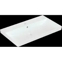 Villeroy & Boch Villeroy en boch Avento meubelwastafel 80x47cm 1 kraangat met overloop wit
