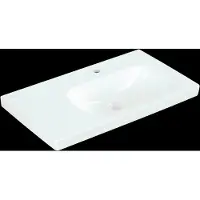 Villeroy & Boch Skyla - Wastafel 80x46 cm, zonder overloop, met kraangat, alpine wit 5A52R201