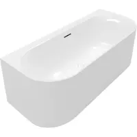 Villeroy & Boch Loop & Friends Back-to-wall bad OVAL - 1700 x 750 mm - glans wit Alpin (wit) uba170lof9cs00v-01