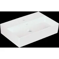 Villeroy & Boch Memento 2.0 wastafel onderzijde geslepen 60x42cm zonder overloop 1 kraangat wit 4A226L01