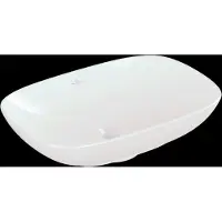 Villeroy & Boch Loop&Friends - Opzetwastafel, 56x38 cm, zonder overloop, CeramicPlus, alpine wit 4A4901R1