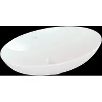 Villeroy & Boch Loop&Friends - Opzetwastafel, 62x42 cm, met overloop, CeramicPlus, alpine wit 4A4800R1