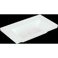 Villeroy & Boch Wastafel Subway 3.0 Met CeramicPlus Geen Kraangaten Geen Overloop 80x47x16.5 cm Stone White