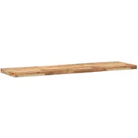 vidaXL Wandschap zwevend olieafwerking 120x40x4 cm massief acaciahout
