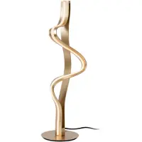 Lucide Premium LAMBADA - Tafellamp - LED Dimb. - 1x19W 2700K - Mat Goud / Messing