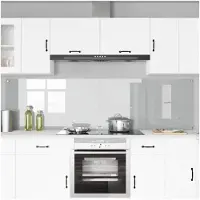 vidaXL Keukenachterwand 2 st Doorzichtig 110 x 60 cm gehard glas