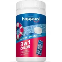 Acrylmed 1 kg, Multichlor 200 g, voor langdurige desinfectie van zwembadwater - tabletten (5905857041228)