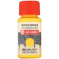 Royal Talens Textielverf - Dekkend - Zonnig geel - Art Creation - 50ml