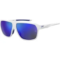 Under Armour Zonnebril UA DOMINATE 62/12/130 Matte wit blauw Polyamide UNISEX UA DOMINATE