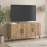 Prolenta Maison Exclusive - TV-meubels, 99 x 34,5 x 50 cm, houtvezel met artisanale eikenlook