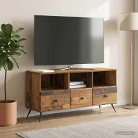 Prolenta Maison Exclusive - TV-kast van gerecycled hout, 102 x 34,5 x 50 cm, houtvezel