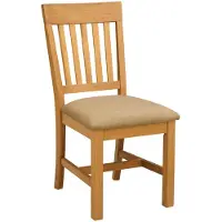 vidaXL Eetkamerstoel 2 st Massief Eikenhout Beige 45 x 59 x 92 cm