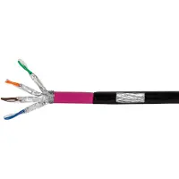 Logilink CPV0080 Netwerkkabel CAT 7 S/FTP Zwart 25 m