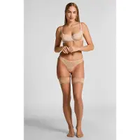 Hunkemoller Overknee kousen donkerbeige