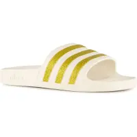 Adidas Adilette Aqua dames badslippers wit goud maat 37