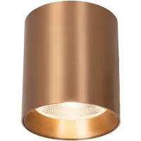 Lucide Opbouwspot Straxx champagne Ø 8cm