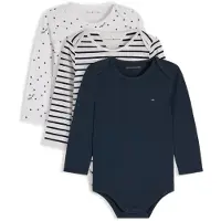 Tommy Hilfiger Rompertje/body 'Essential' navy / wit