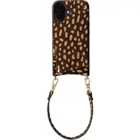 Selencia Nova Real Leather Backcover met Koord en Pashouder voor de Apple iPhone 17 - Fawn Chic