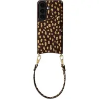 Selencia Nova Real Leather Backcover met Koord en Pashouder voor de Samsung Galaxy S26 - Fawn Chic