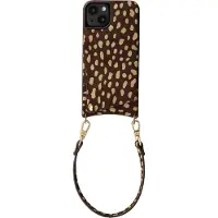 Selencia Nova Real Leather Backcover met Koord en Pashouder voor de Apple iPhone 14 / 13 - Fawn Chic