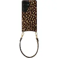 Selencia Nova Real Leather Backcover met Koord en Pashouder voor de Samsung Galaxy S26 Ultra - Fawn Chic