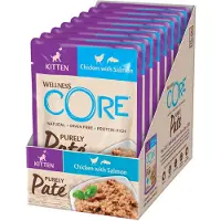 Wellness Core 24x Purely Pate Kitten Chicken & Salmon 85 Gr