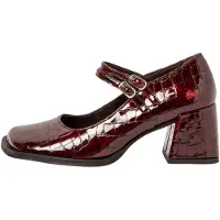 Art Dames Leren schoenen 1704 Verona bordeaux (39), Leer, 5 tot 8 cm, Gesp, Casual, Klassiek 117041267003_008
