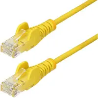 StarTech.com .com N6PAT15MYLS, 15 meter, Cat6, U/UTP (Twisted Pair), RJ-45, RJ-45, geel
