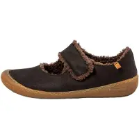 El naturalista Dames Leren ballerina's N5739 zwart (37), Leer, Plat, Veters, Klittenband, Casual 257391101005_001