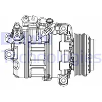 Delphi Compressor airconditioning CS20547