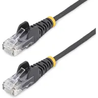 StarTech.com .COM 7 meter, zwart, slanke CAT6 Ethernet-kabel, snagless RJ45, LSZH, 28AWG, zuiver koper, patchkabel/netwerkkabel