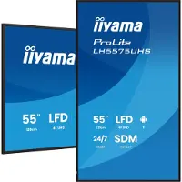 Iiyama LH5575UHS-B2AG 55inch 3840x2160 UHD IPS paneel Haze 25Procent 500cd/m Landschap en Portret