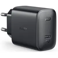 Aukey 18 Watt USB-C Thuis Oplader Zwart