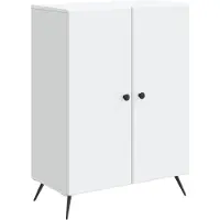 vidaXL Dressoir Wit 66 x 34,5 x 90 cm Bewerkt hout