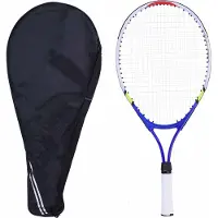 Gistuch Regail Tennisracket voor tieners, frame van aluminiumlegering, kinderset voor training, blauw