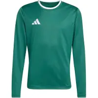 Adidas Entrada 26 langarmshirt, maat 164, teamkleur: donkergroen/wit