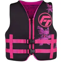 Full Throttle Rapid Dry Junior Life Jacket Roze 24-39 kg