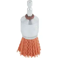 Wolfcraft Nylon-penseelborstel | Rood | 6-kant schacht | Ø25mm | 1 stuk - 1510000