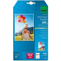 Sigel inkjetfotopapier Everyday plus 10x15 wit 200gr glans 20 4 vel - 3 stuks